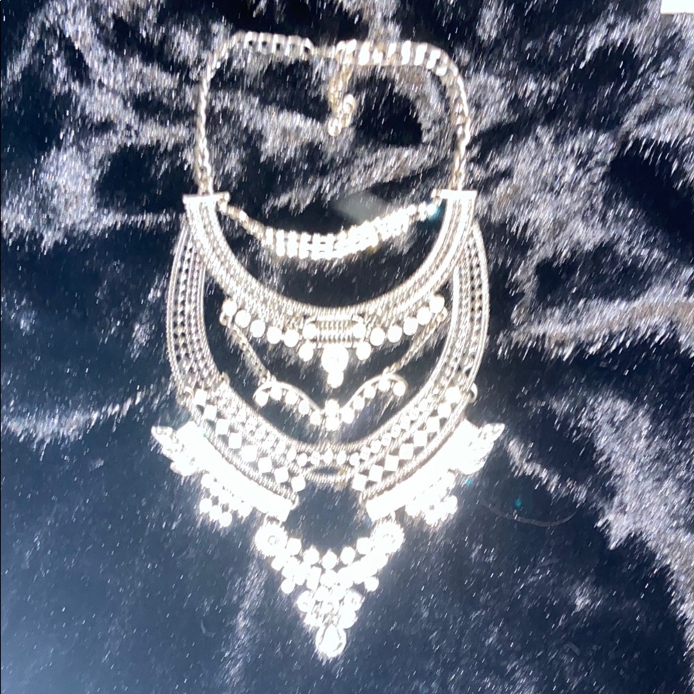 Statement Silver Necklace